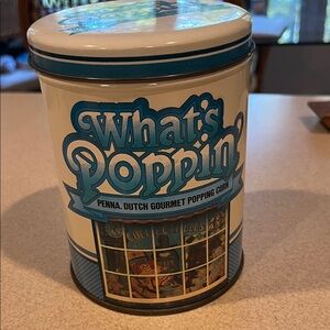 What's Poppin' Gourmet Popcorn Tin